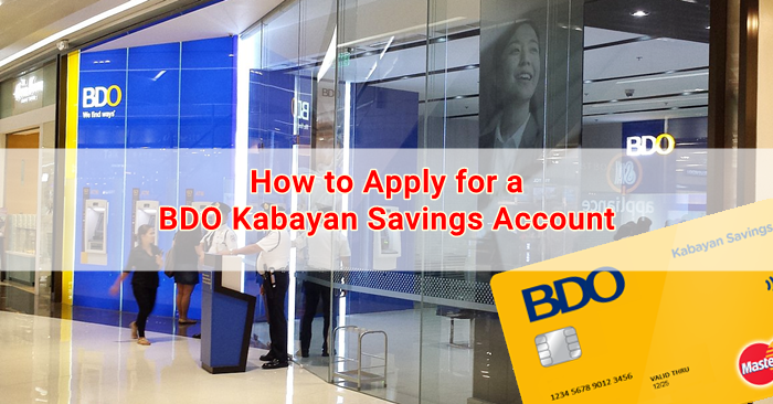 Bdo Savings Account