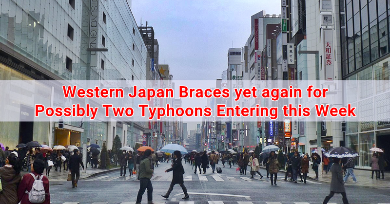 Western Japan Braces Yet Again For Possibly Two Typhoons Entering This Week Japan Ofw 2856
