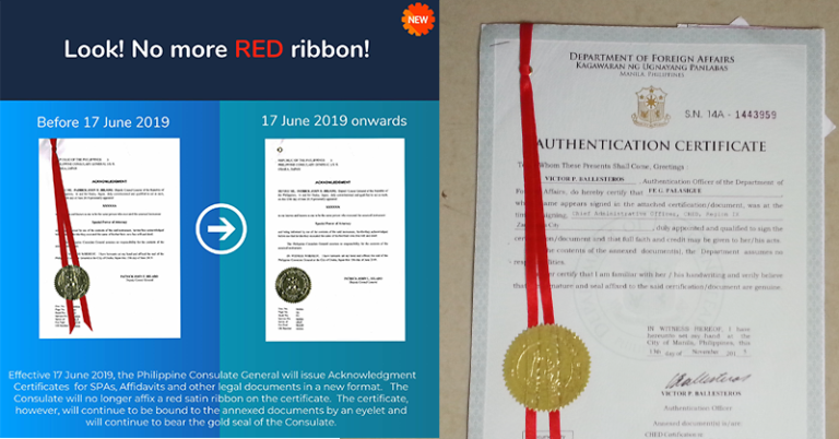 no more red ribbon in ph docs