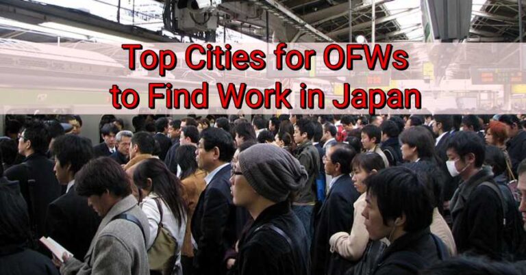 Top Cities for OFWs to Find Work in Japan